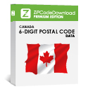 Picture of  Canada - 6-digit Postal Code Data, Premium Edition