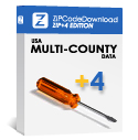 Picture of USA - ZIP+4 Multi-County Database (Redistribution License) 