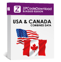 Picture of  USA 5-digit & Canadian 6-digit Postal Code Database, Combined Edition (Redistribution License) 